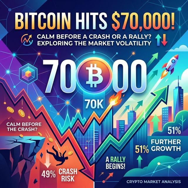 Bitcoin at $70K: Is This the Calm Before a Crash or a Rally?