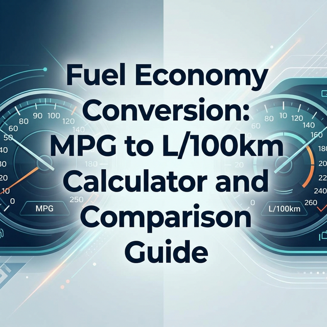Fuel Economy Conversion: MPG to L/100km Calculator and Comparison Guide