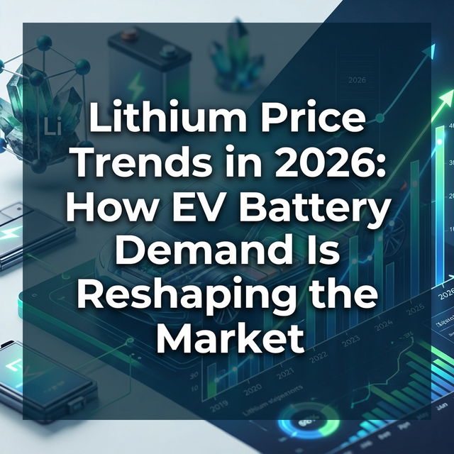 Lithium Price Trends in 2026: How EV Battery Demand Is Reshaping the Market