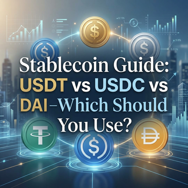Stablecoin Guide: USDT vs USDC vs DAI — Which Should You Use?