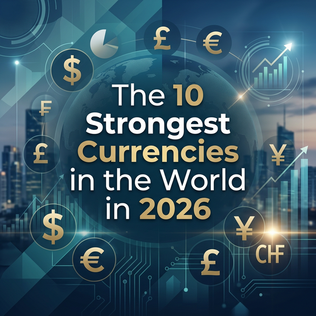 The 10 Strongest Currencies in the World in 2026